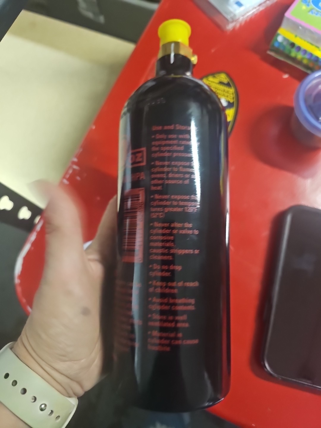 Maddog 20 Oz Refillable Aluminum CO2 Paintball Tank - Ships Empty Single