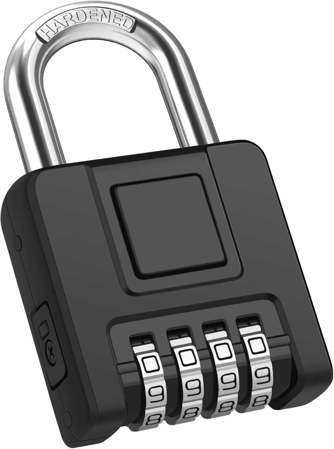 [Hardened] Large Outdoor Combination Lock,  Heavy Duty Weatherproof Padlock, 4 D
