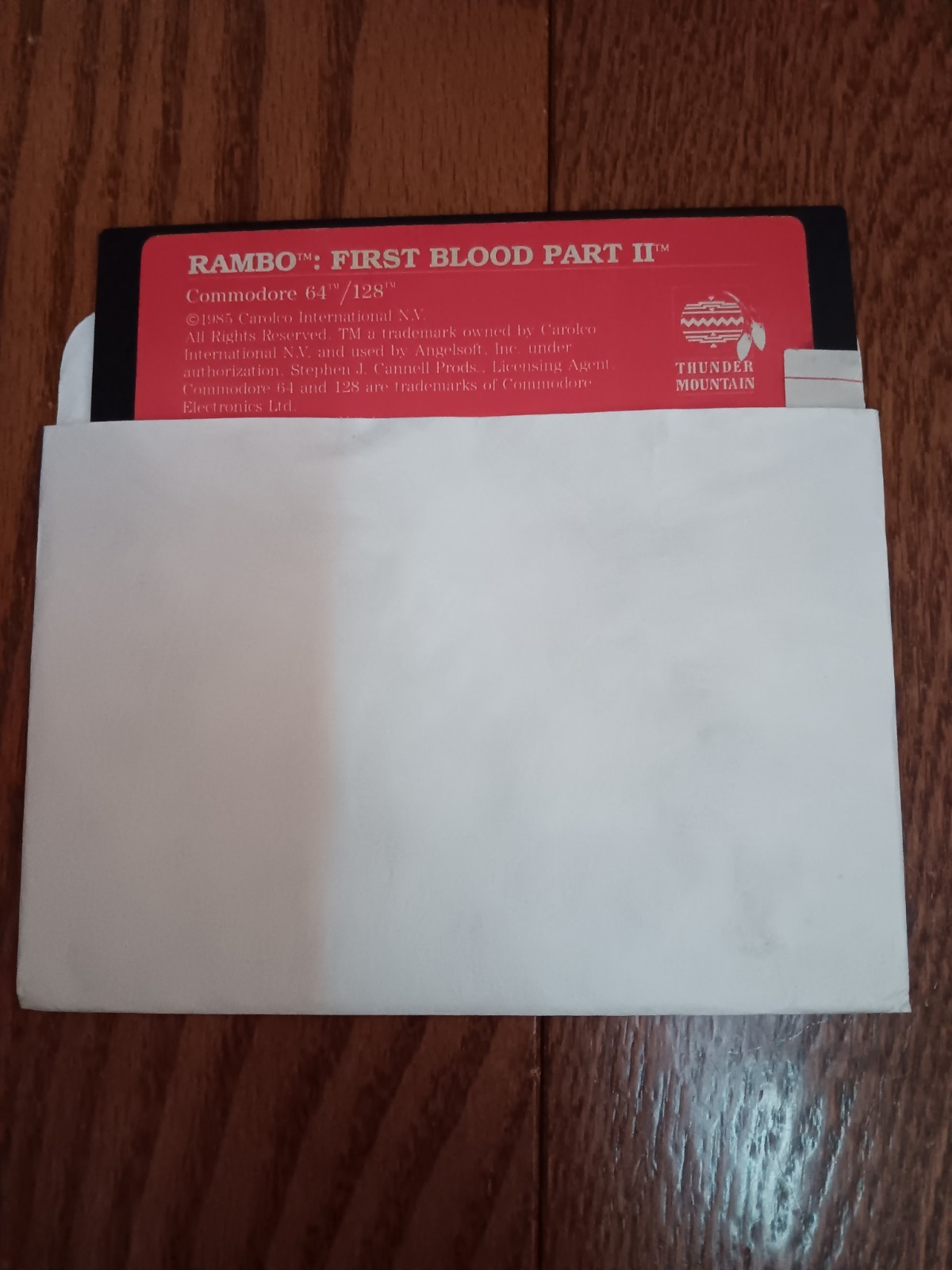 Commodore 64 Rambo First Blood Part 2 Disk Only Tested/Works