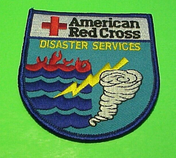 AMERICAN RED CROSS  DISASTER SERVICES  FIRE / HURRICANE  PATCH  FREE SHIPPING!!