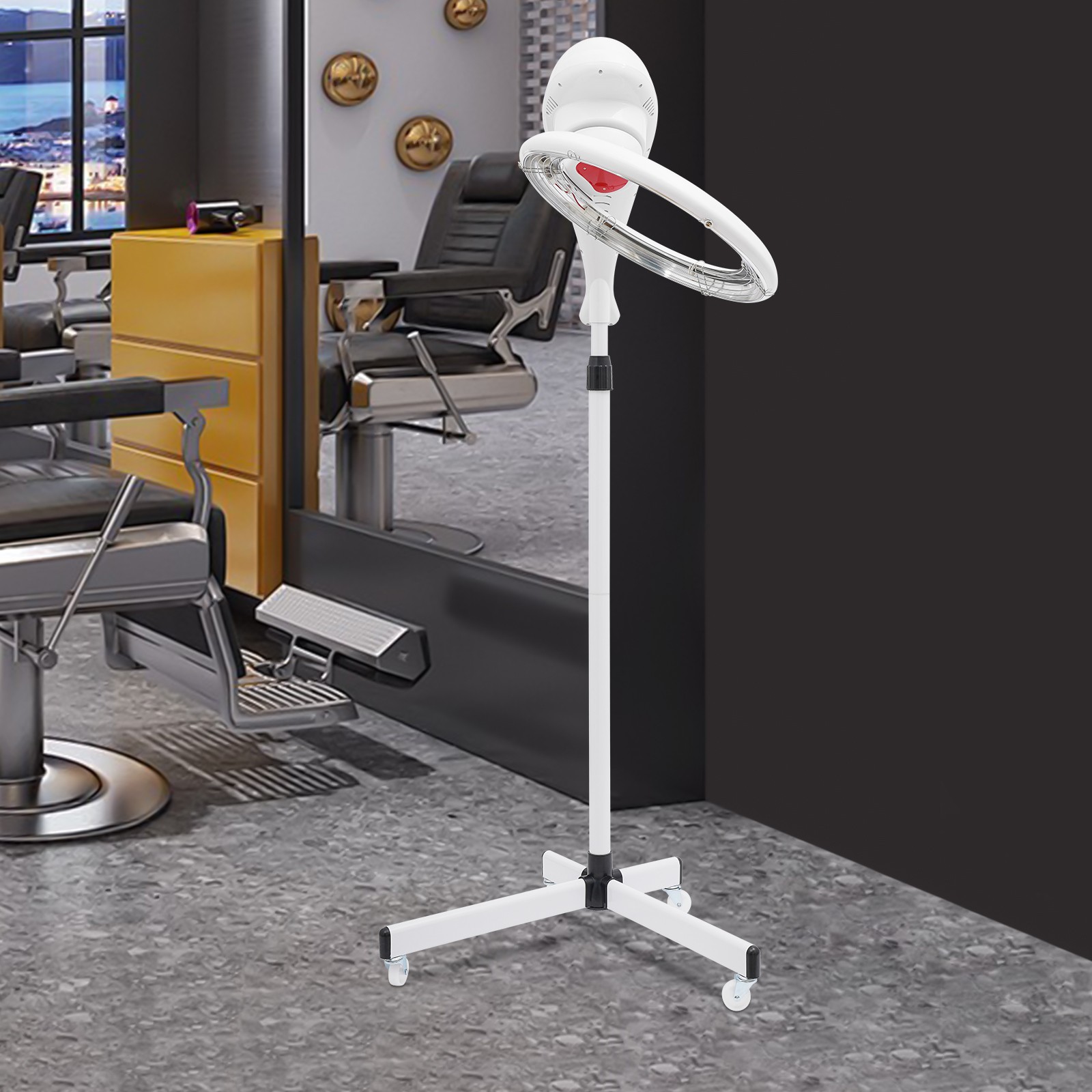 Professional Stand Hair Dryer Salon Infrared Adjustable With Wheels Perm Styling