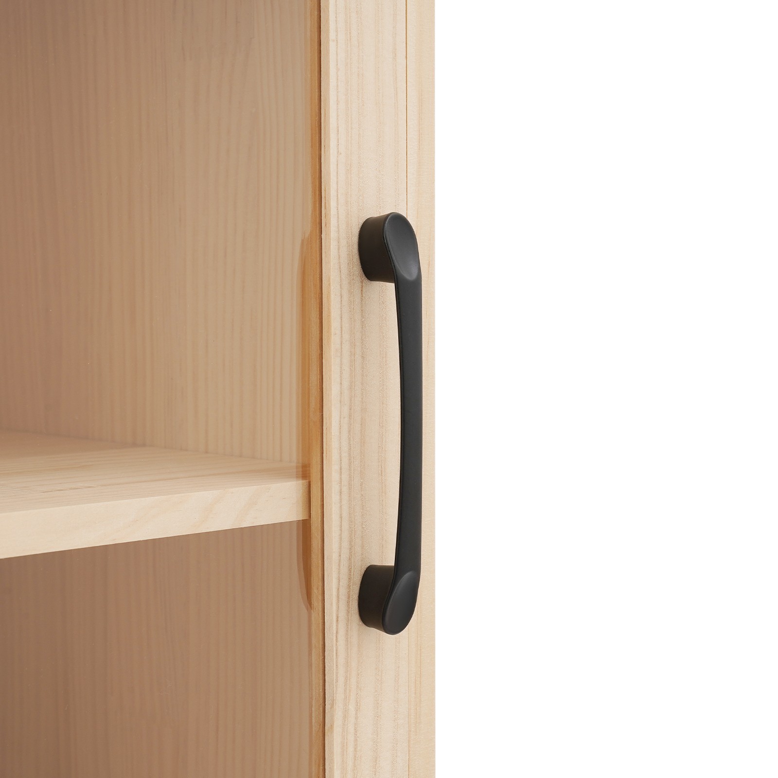 2 Tiers Book Storing Cabinet, Single-Door Wooden Bookcase, Newspapers Cabinet
