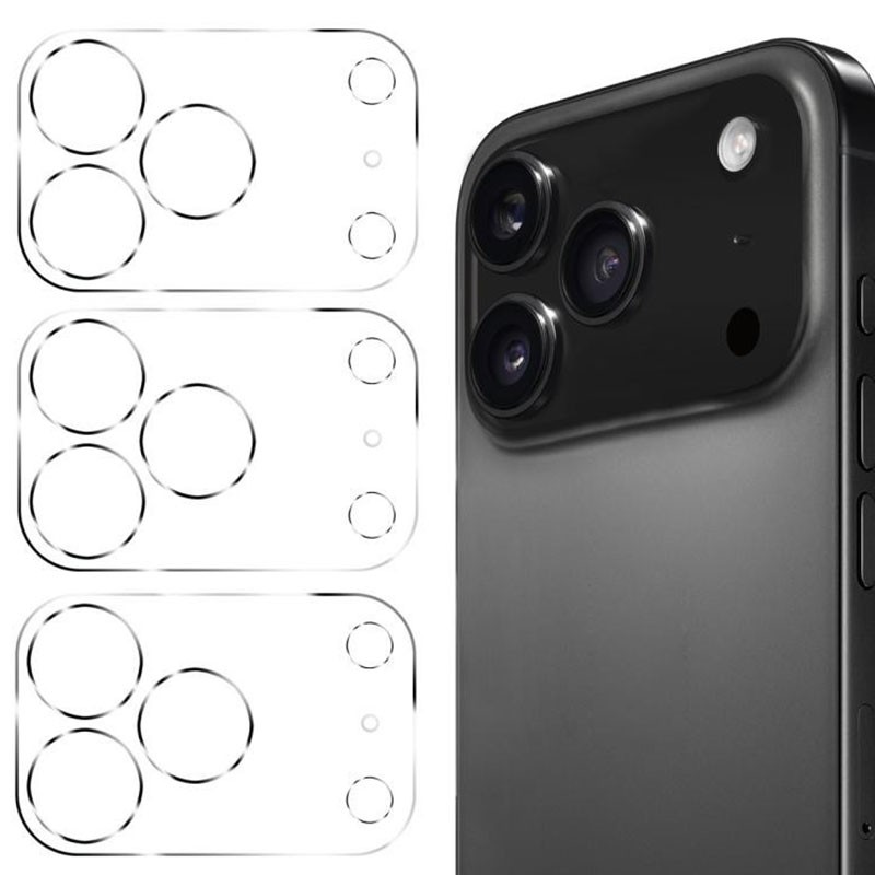 3 Pack Tempered Glass Camera Lens Protector For iPhone 17 Pro Max 17e Air 17 Pro