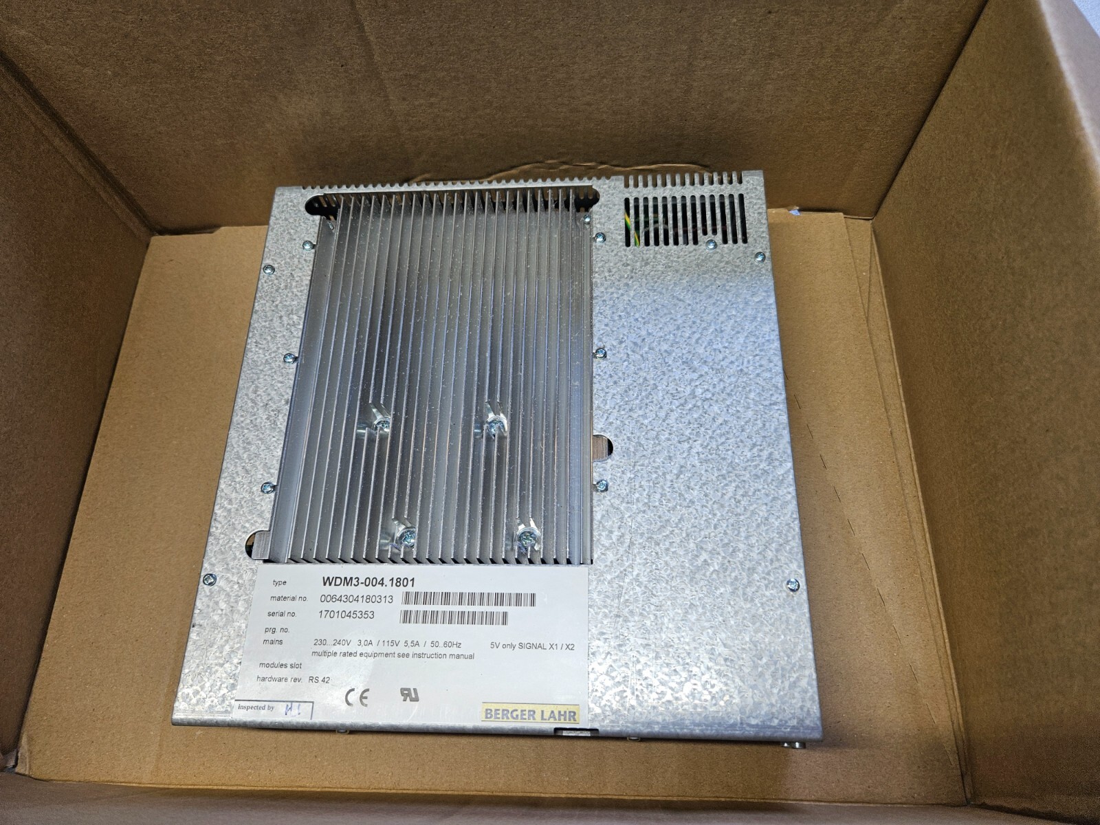 Berger Lahr WDM3-004 WDM3-004.1801 RS42