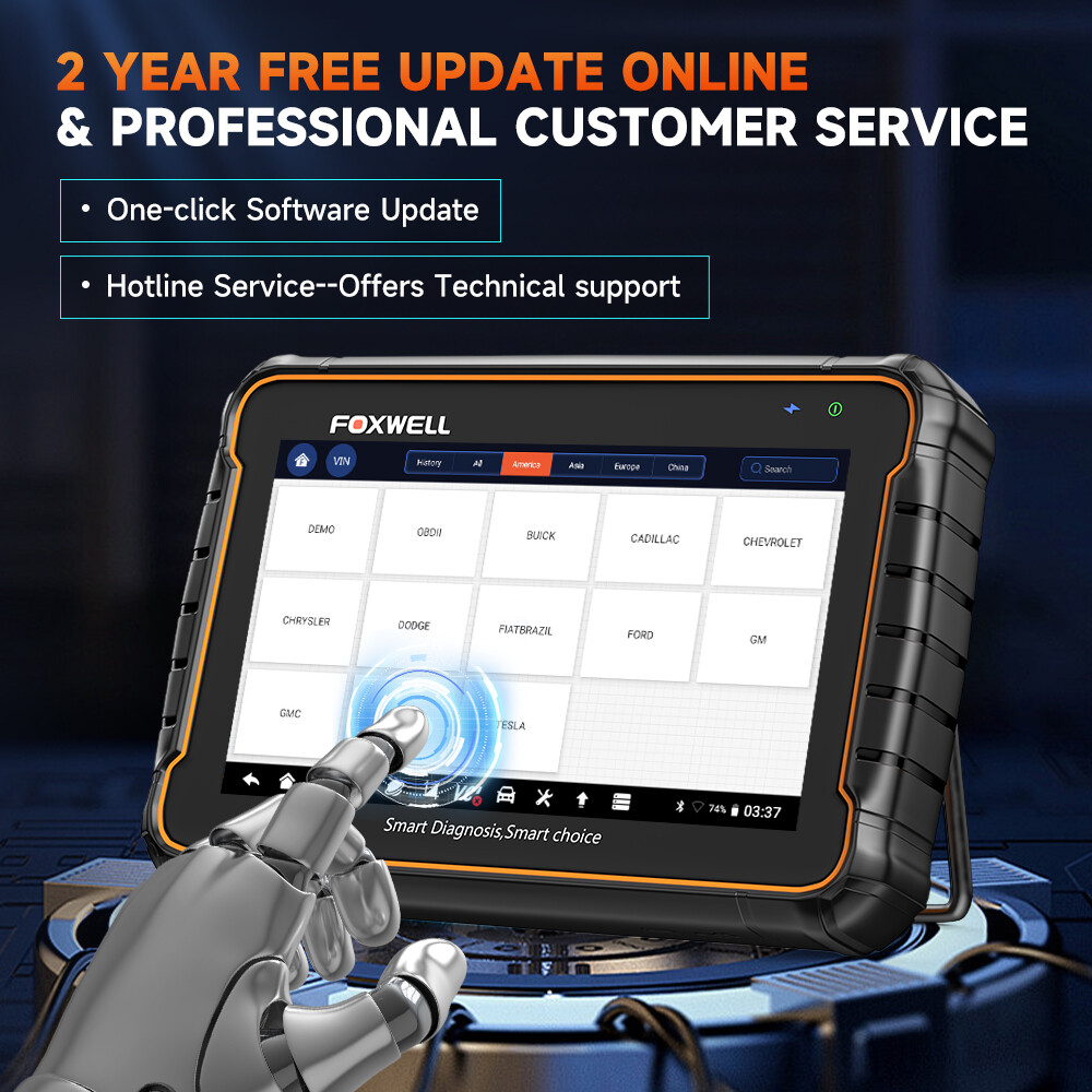 FOXWELL GT60 All System OBD2 Scanner Bidirectional Diagnostic BT TPMS DPF