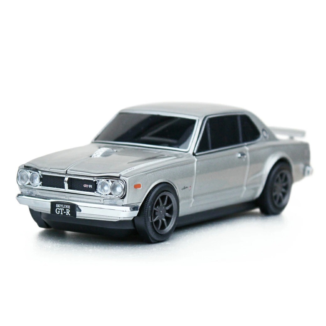 NISSAN SKYLINE 2000GT-R KPGC10 type Car Wireless PC Mouse Silver Bluetooth