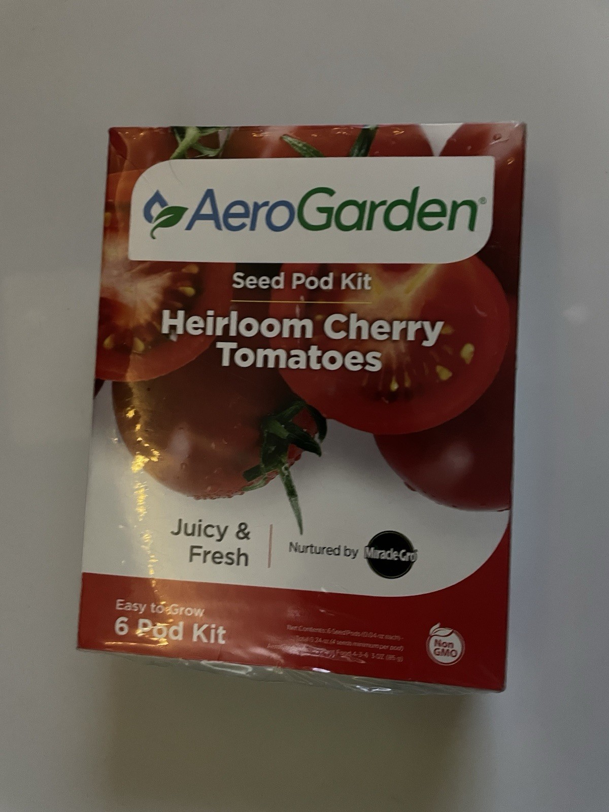 AeroGarden Seed Pod Kit Heirloom Cherry Tomatoes 6 Pod Germination Kit