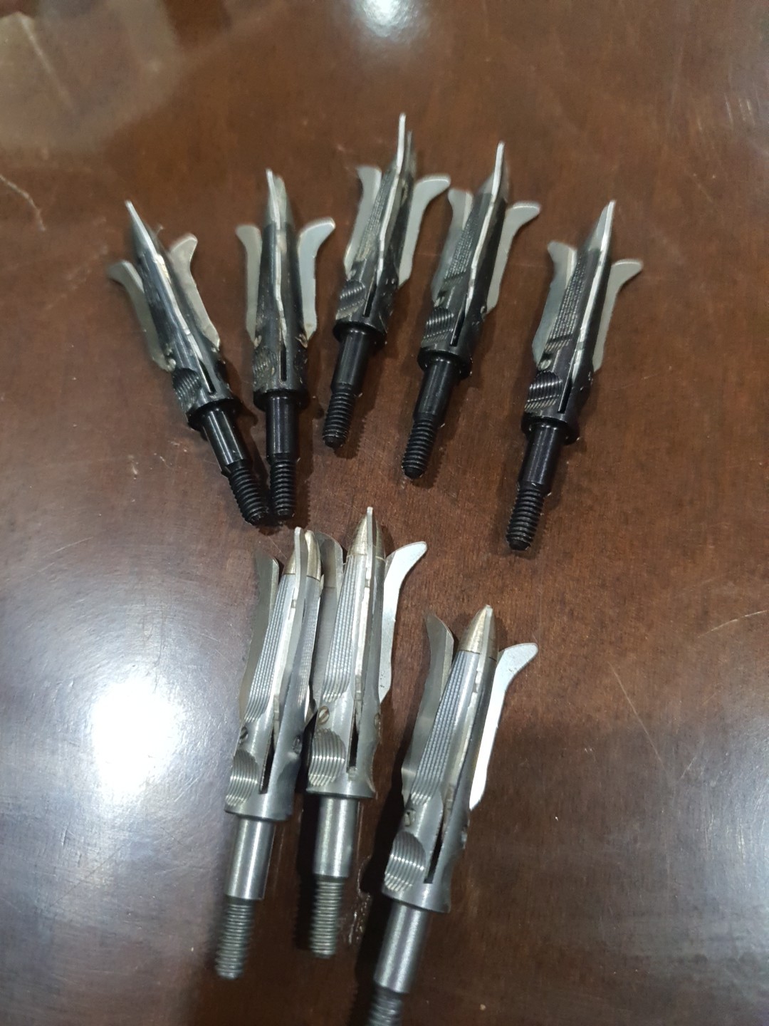 nap spitfire broadheads 100 grain (8 Used Broadheads)
