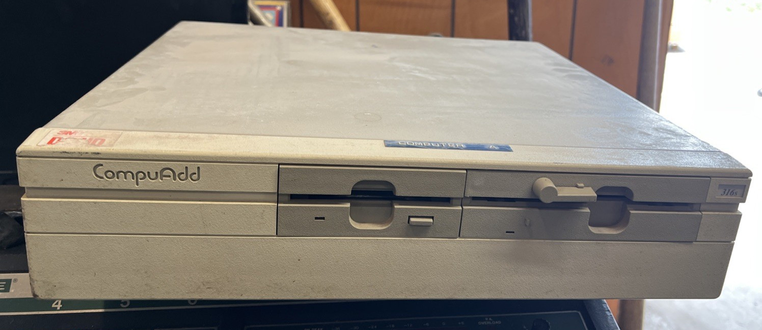 Vintage CompuAdd 316s Computer untested as is