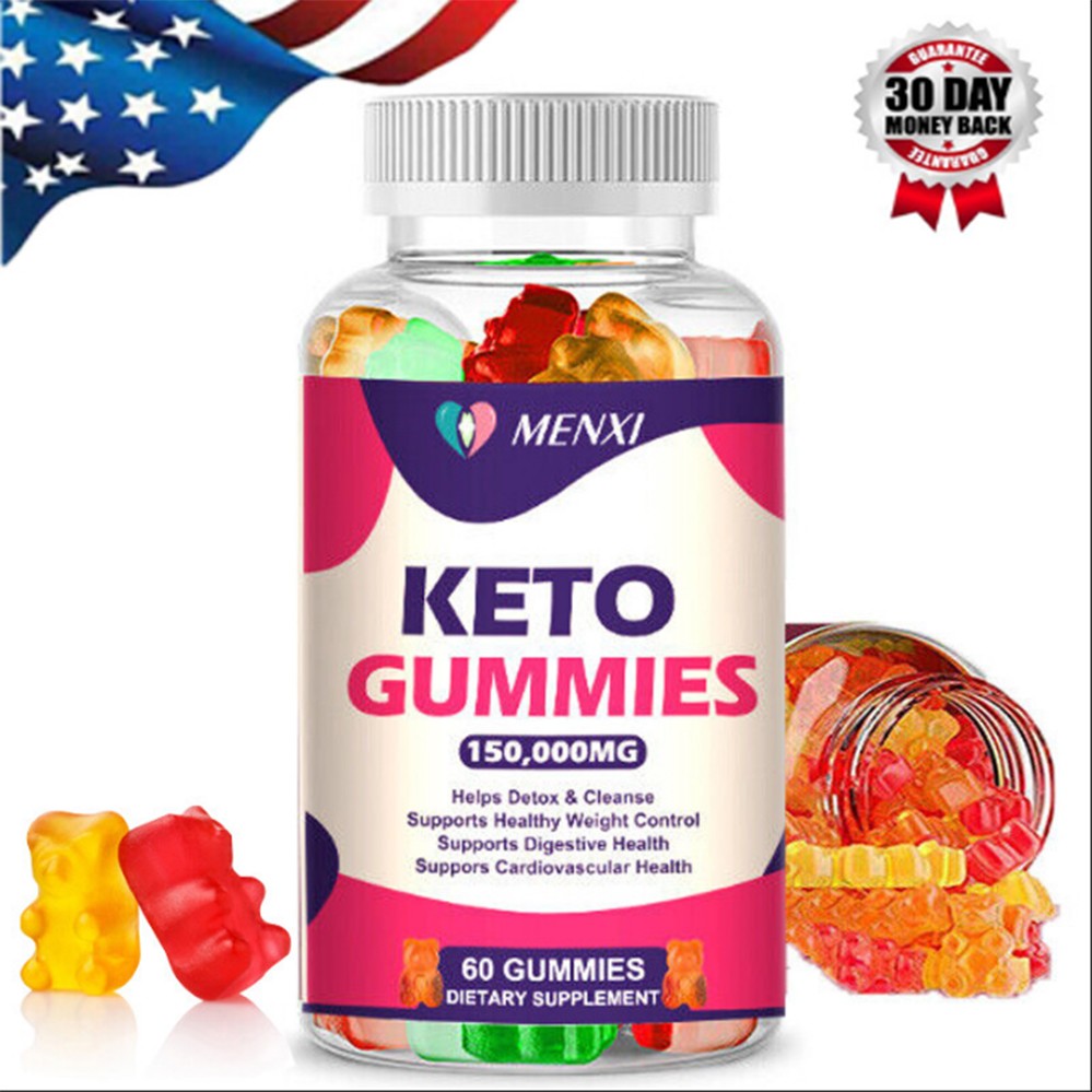 60 Keto Slimming Gummies 150,000mg Apple Cider Vinegar ACV Weight Loss Detox USA