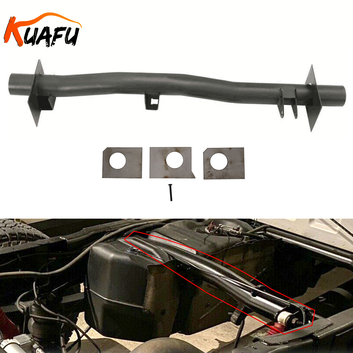 Rear Fuel Tank Support Crossmember For 99-10 Chevy Silverado GMC Sierra 1500
