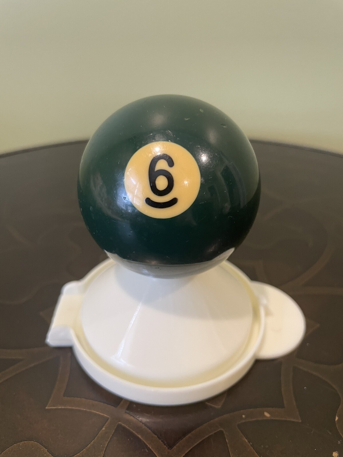 Vintage Billiards Pool Ball Replacement, 2 1/4", Green Solid # 6