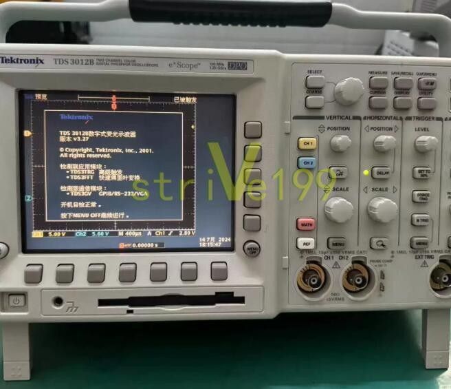 ONE Tektronix TDS3012B Digital Phosphor Oscilloscope USED