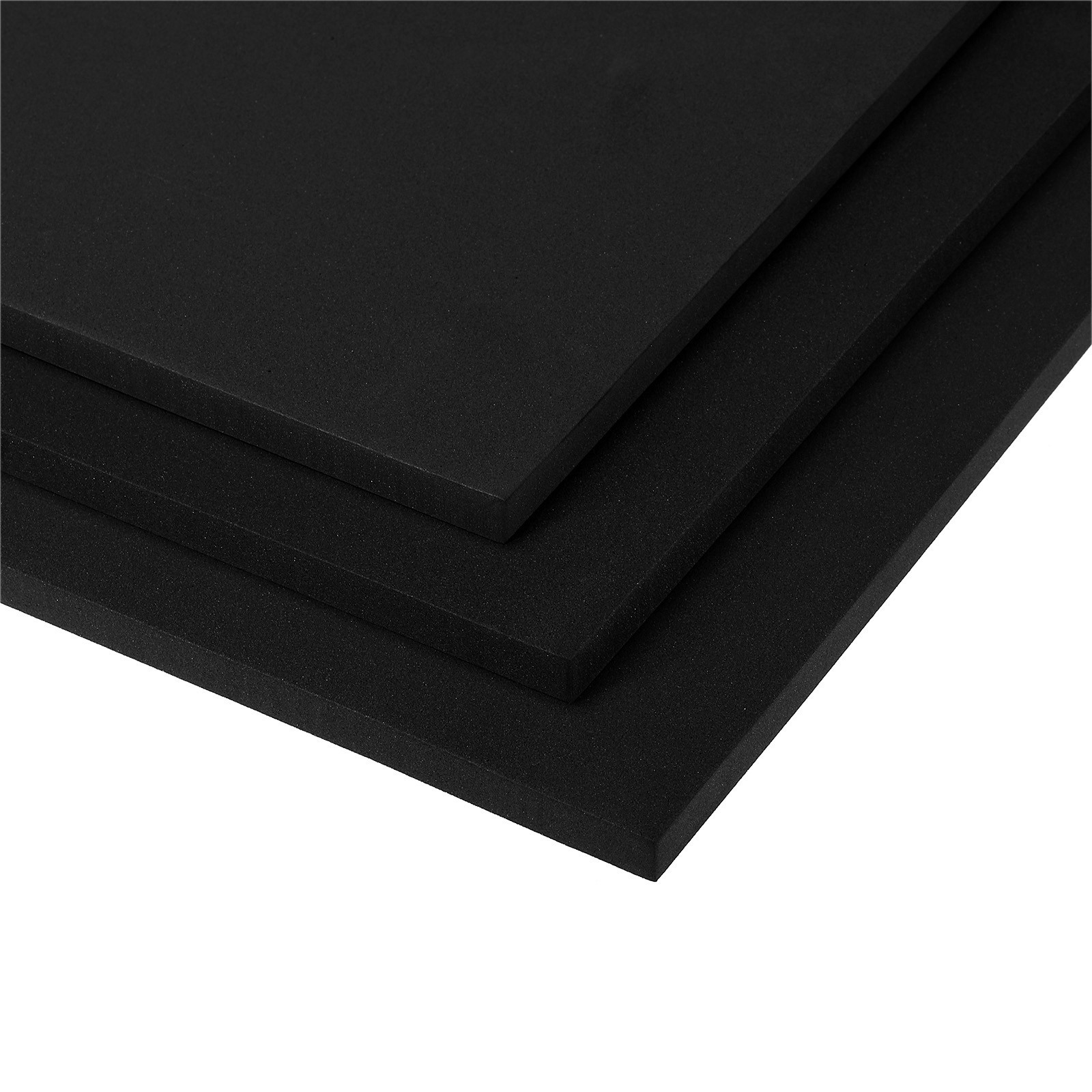 6PCS,EVA Foam Sheets Black 9.8 Inch x 9.8 Inch 10mm Thick Crafts Foam Sheets