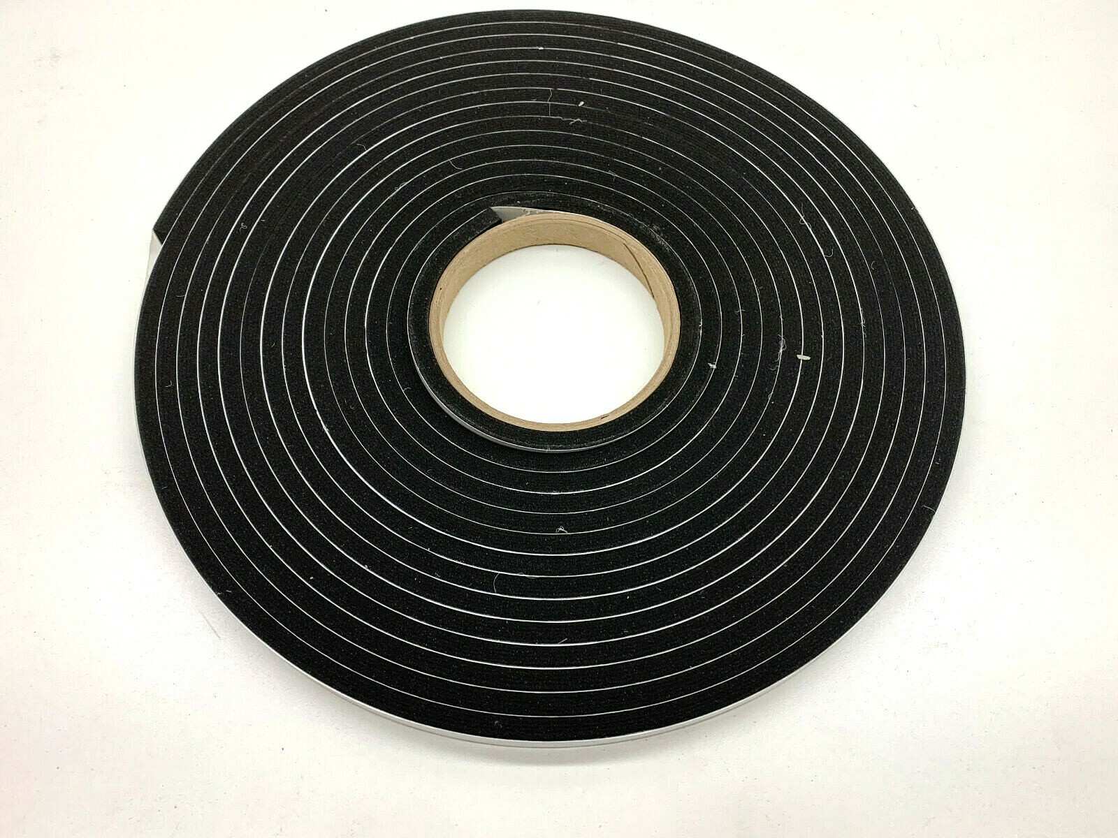 25ft Self Adhesive Cushion Foam Weather Strip Roll Black 1/2" Wide & 1/4" Thick