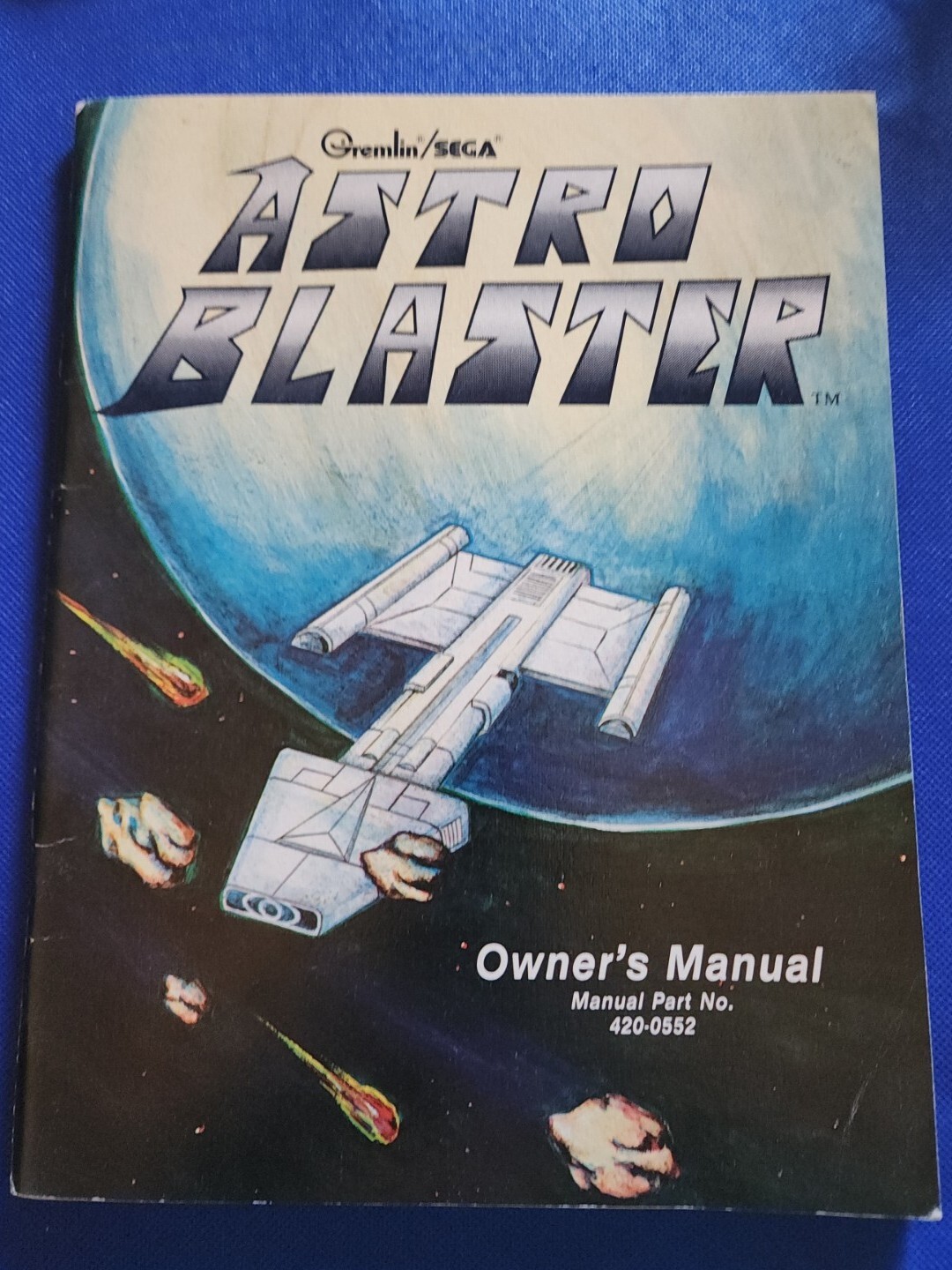 Astro Blaster Arcade Game Owners Manual W/Schematics 1981 Gremlin/Sega