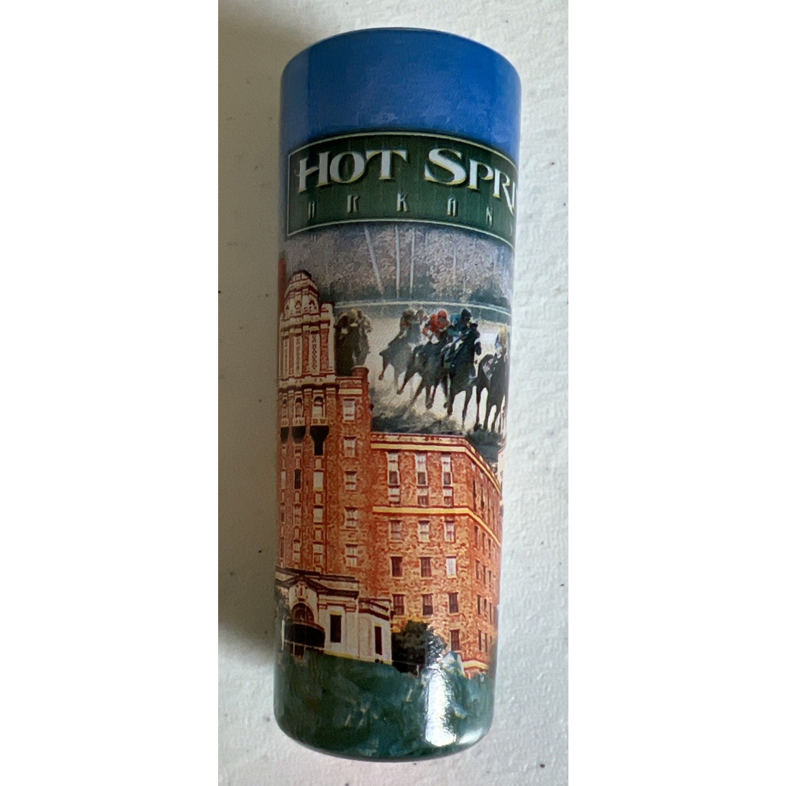 Hot Springs Arkansas Tall Shot Glass Souvenir Novelty Clear Glass NWT