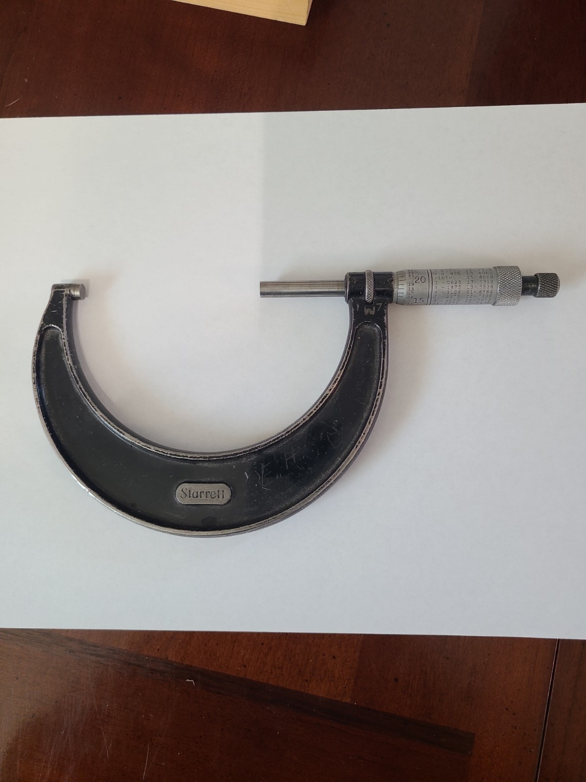 Vintage Starrett No. 436 2" to 3" Micrometer
