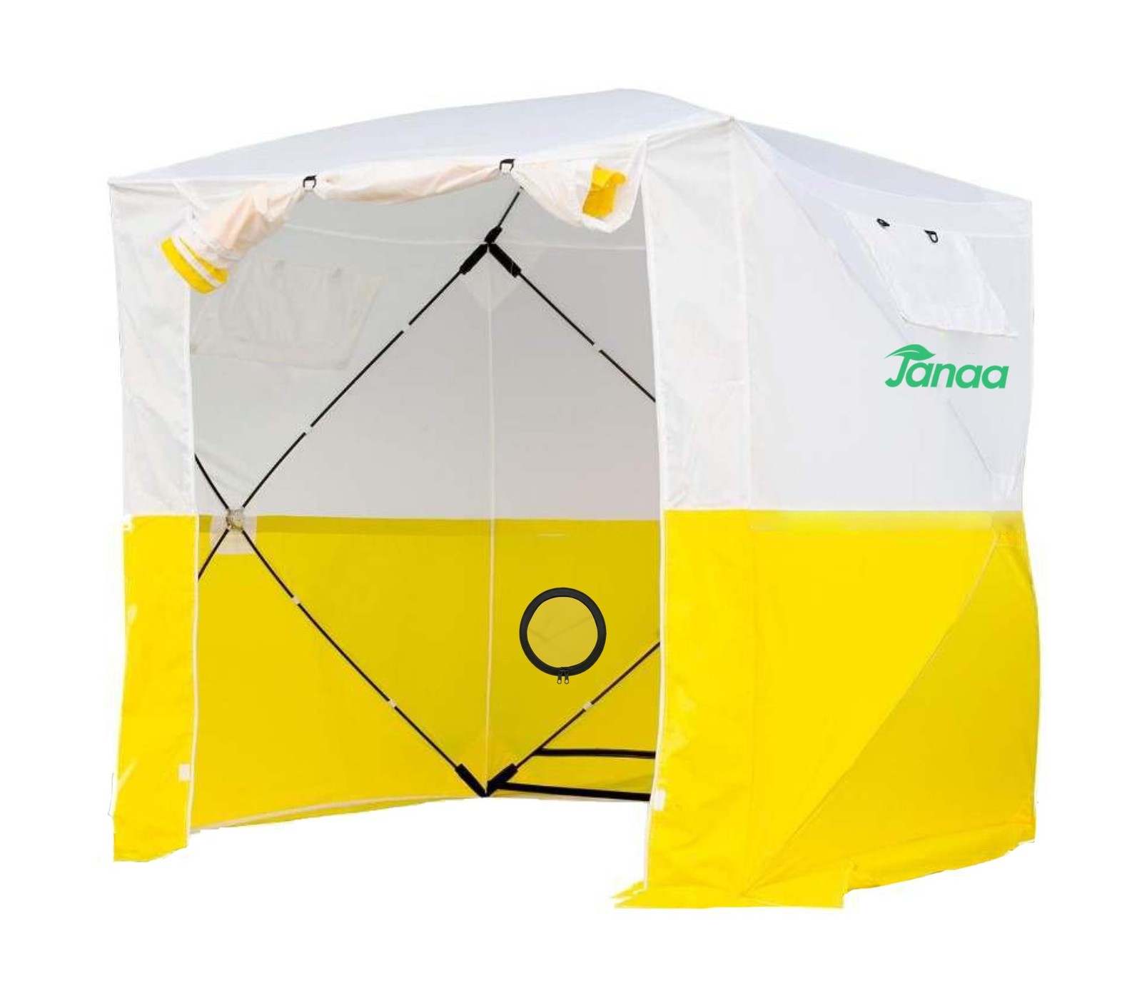 JAX3® Professional Work Tent | Pop Up | 6,2x6,2x7 Ft | Instant Quick and Ea