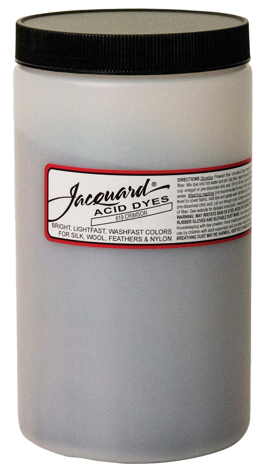 Jacquard Acid Dye 1lb-#619 Crimson