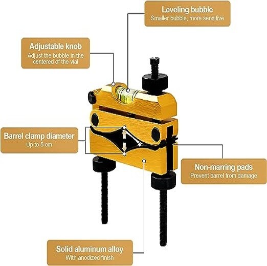 Reticle Alignment Leveling Tool Kit Gun Rifle Scope Mounting Gunsmith Repair