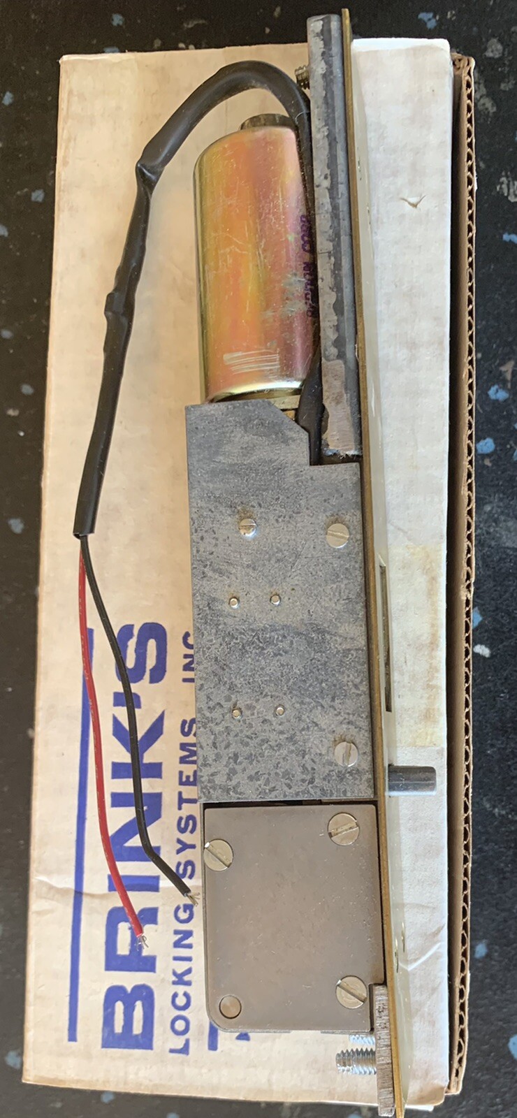 BRINKS New Old Stock Electromechanical Deadbolt #2020FS Left Hand “”Never Used””