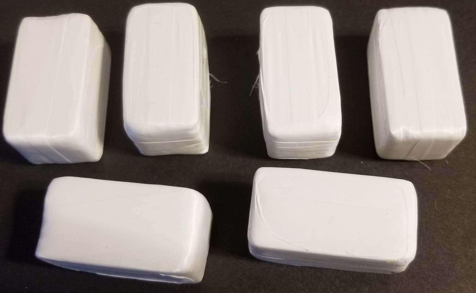 1/64 6 Pack of Custom Wrapped 4X4X8 Bales