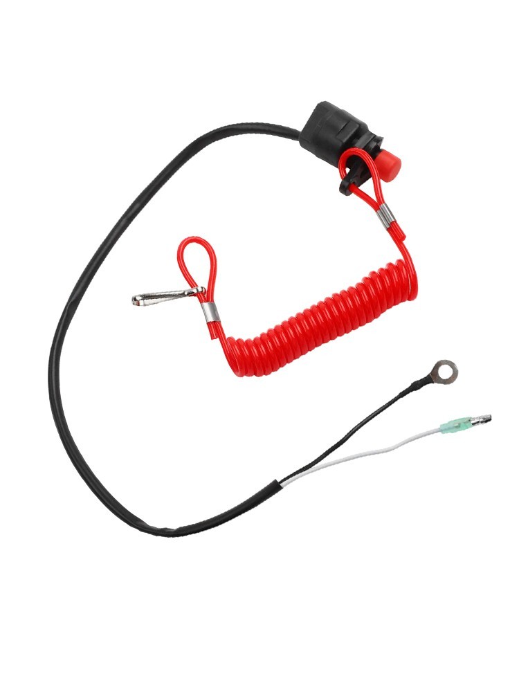 Boat Motor Engine Lanyard Kill Stop Safety Tether Switch 80 Characters