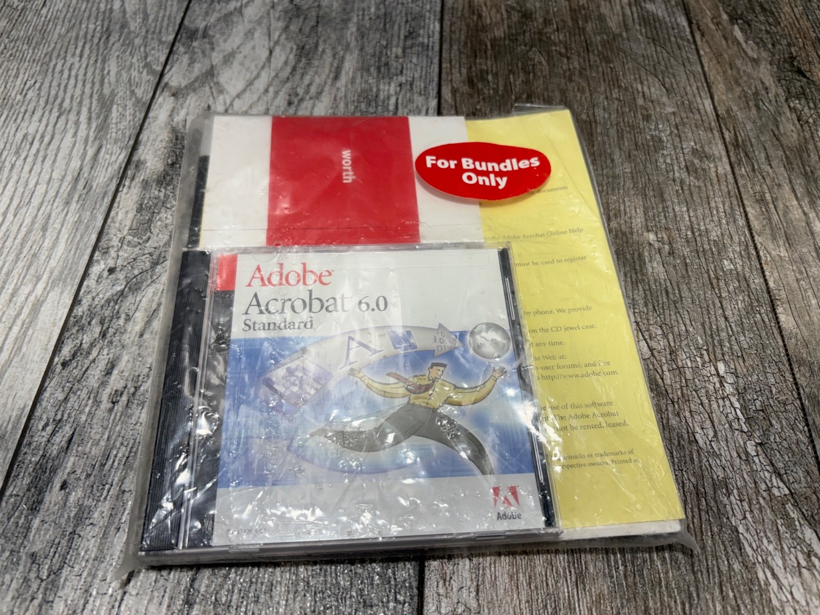 Vtg New old stock- Adobe Acrobat 6.0 Standard WINDOWS  sealed in bag new