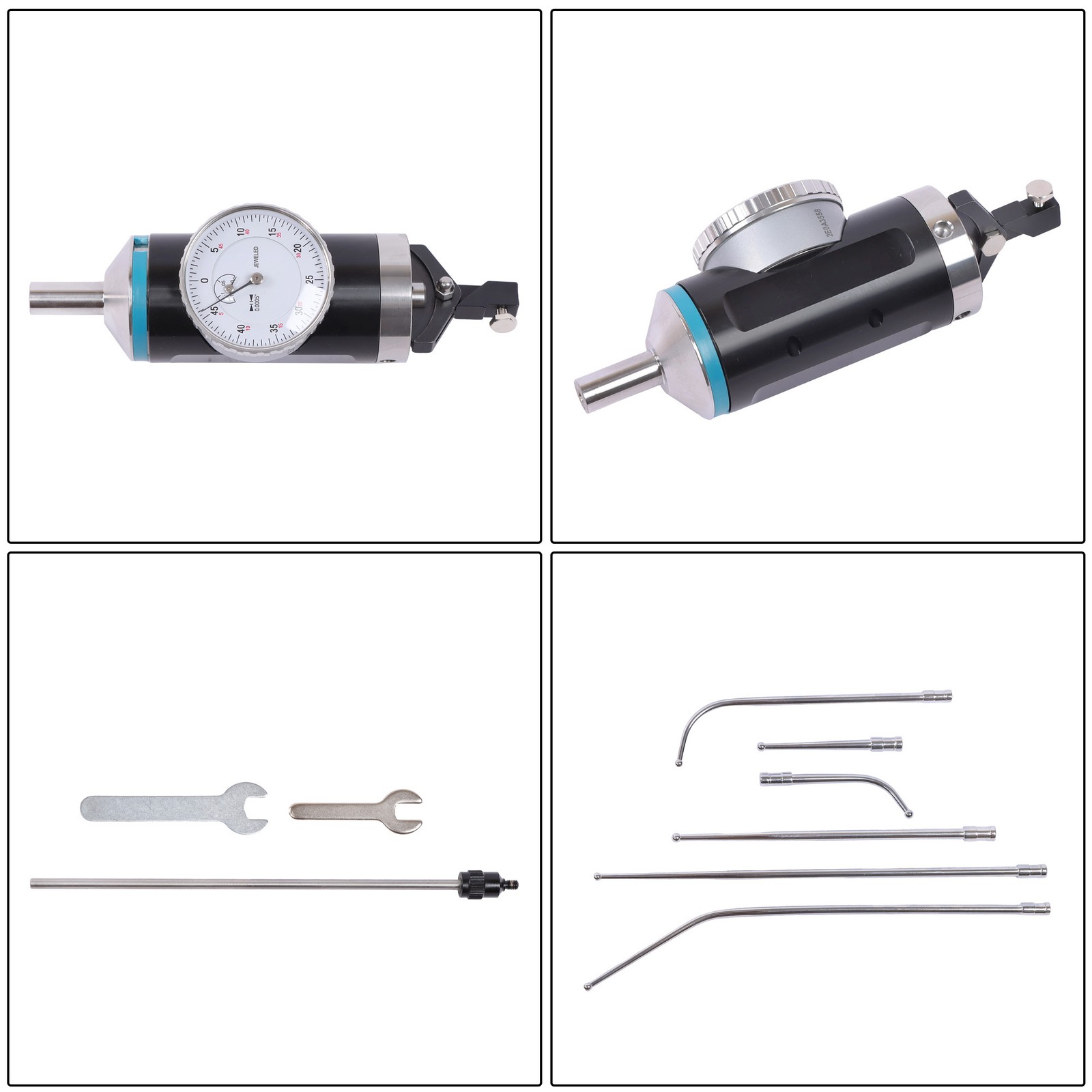 0.0005"Coaxial Centering Indicator Set Co-Ax Precision Milling Machine Test Dial