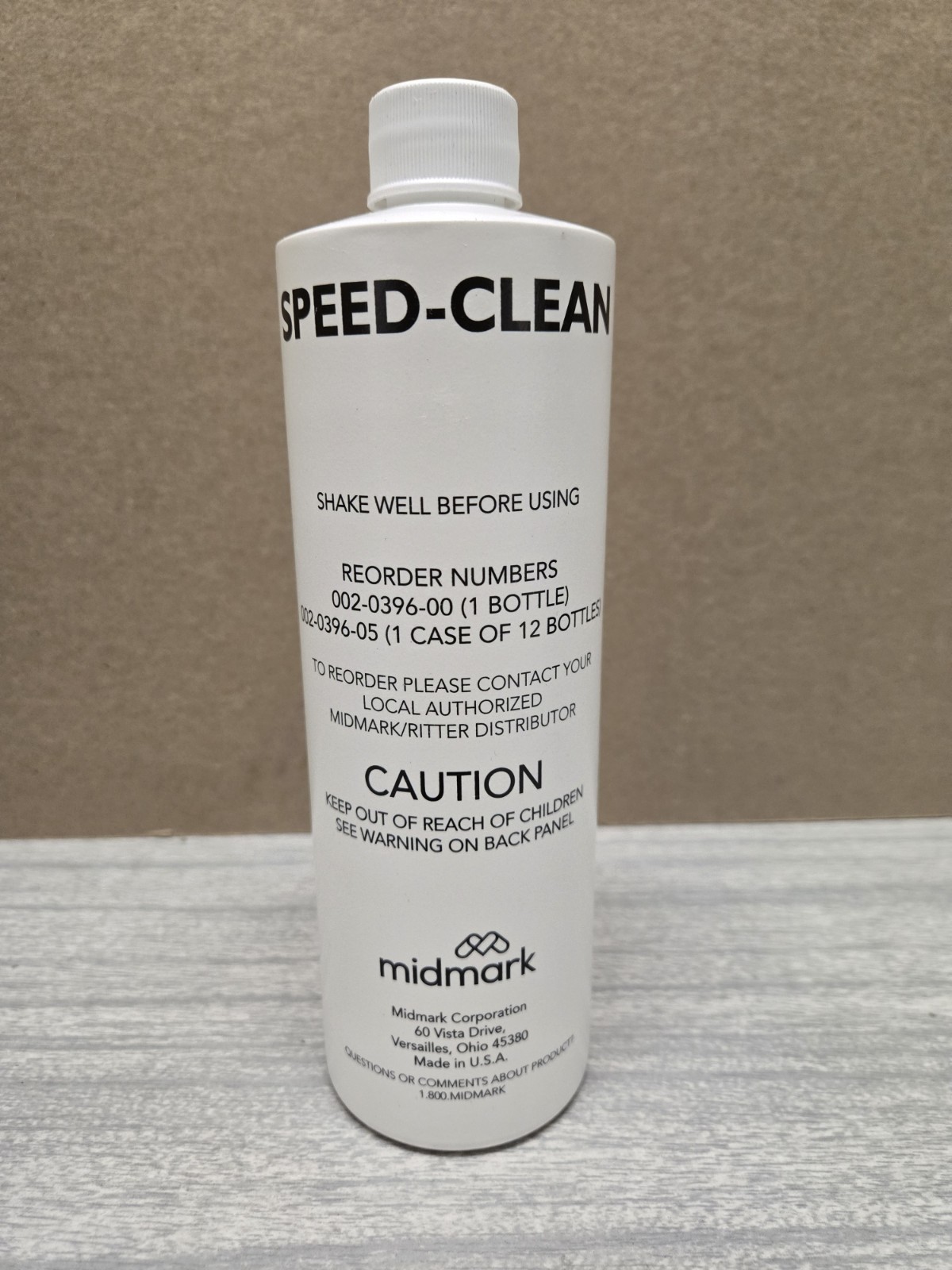Midmark Speed-Clean Autoclave Cleaner (002-0396-00)- 16 Fl Oz Bottle