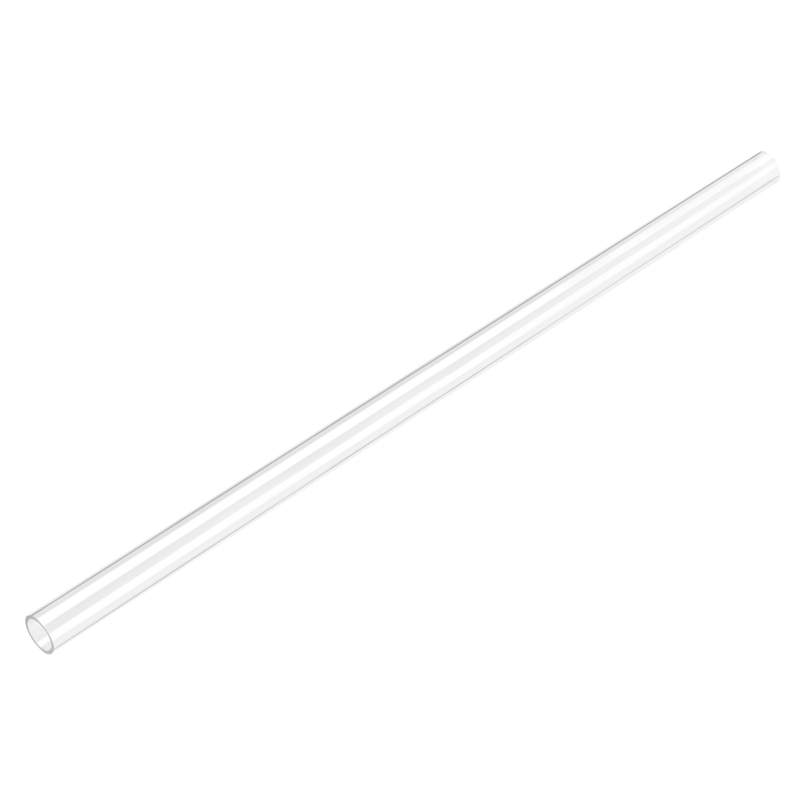 PC Rigid Clear Tubing 8mm ID x 10mm OD x 305mm Length Plastic Tube