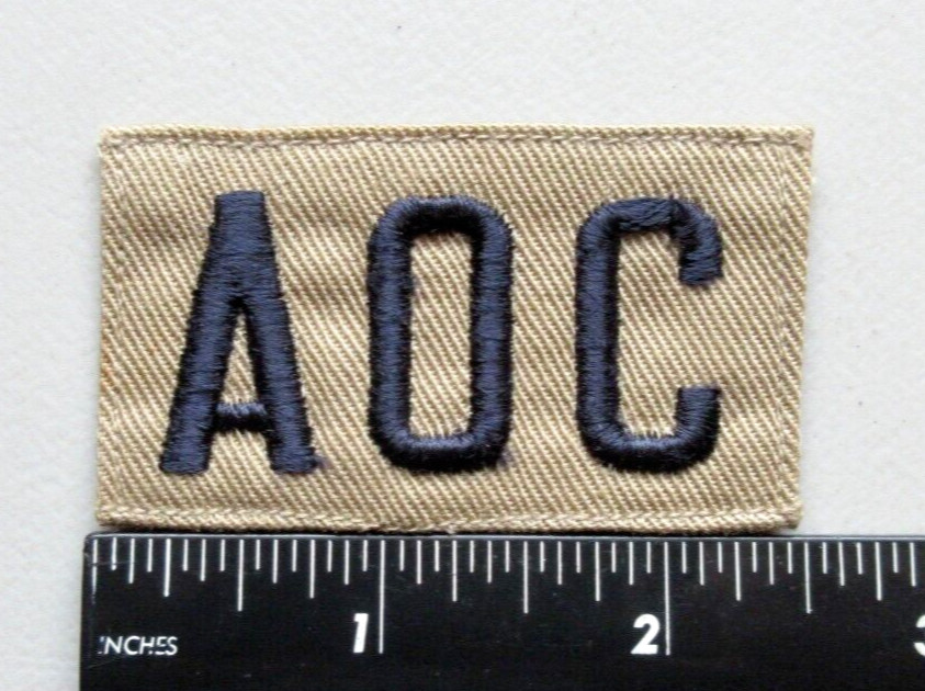 ⭐AOC LETTERS MILITARY UNIFORM AIR FORCE AIR OPERATIONS CENTER SEW ON PATCH