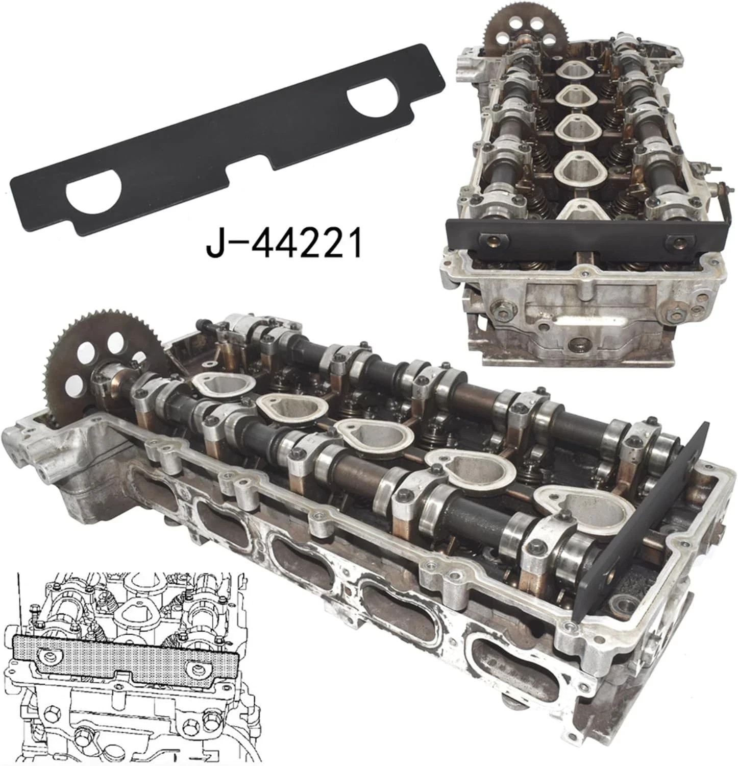 Camshaft Retaining and Alignment Timing Tool Kit, Compatible with GM GMC Cadi...