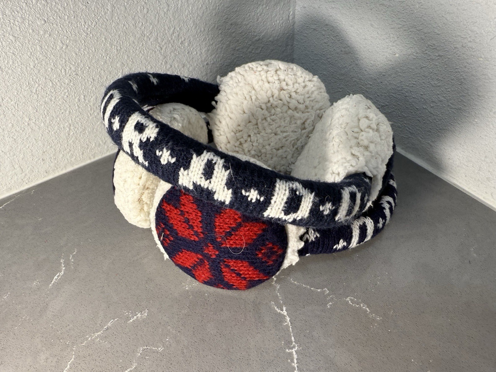 ROBIN RUTH Unisex Colorado State Ear Muffs 2 Pairs Red Blue White Winter Ski