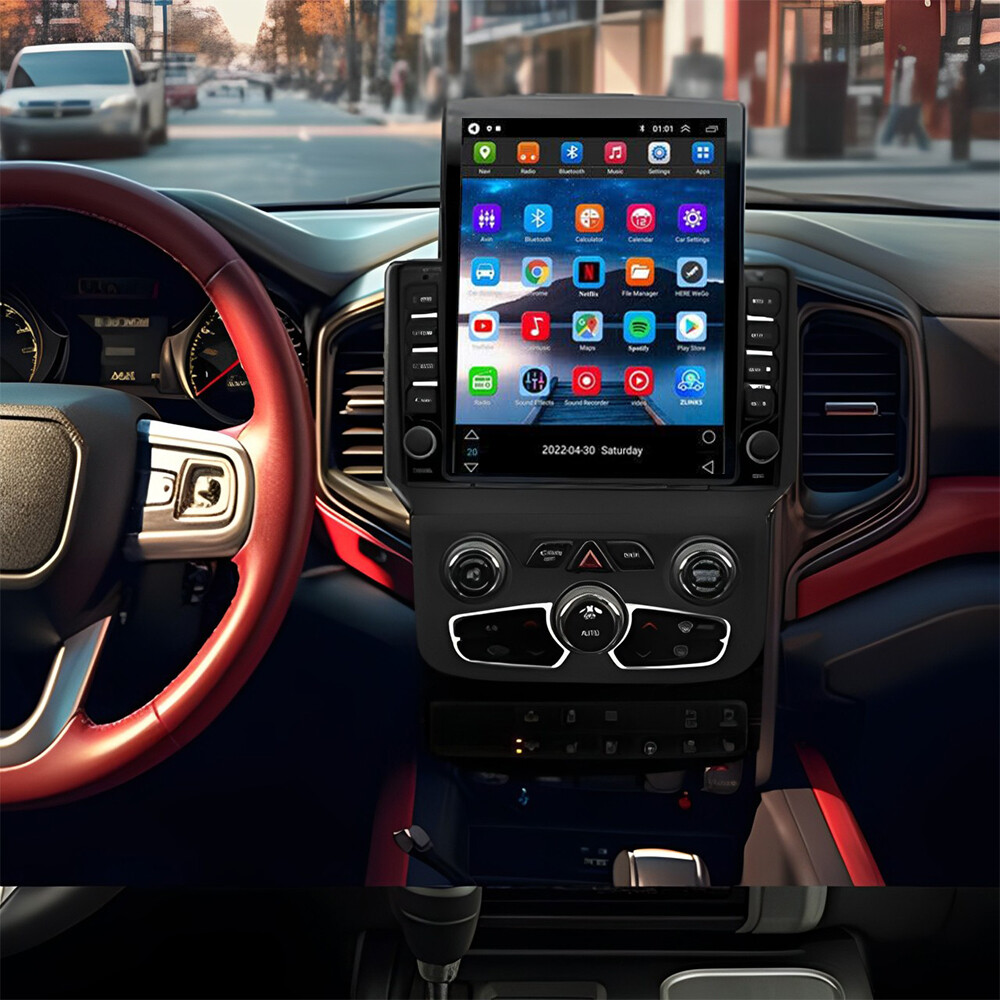 Apple Carplay For 2013-2018 Dodge RAM 1500 2500 3500 Radio Stereo GPS Navi WIFI
