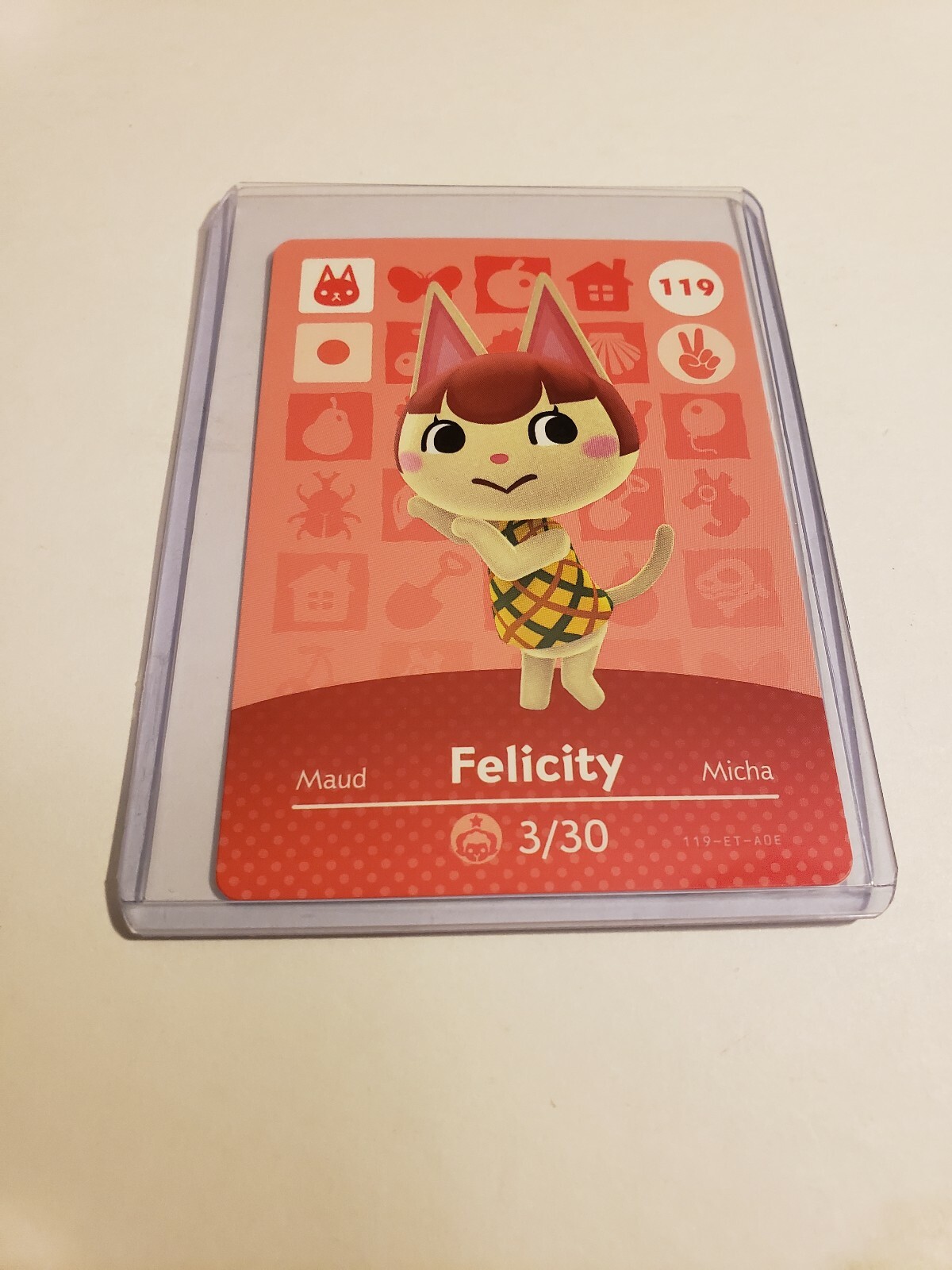 !SUPER SALE! Felicity # 119 Animal Crossing Amiibo Card AUTHENTIC Series 2 NEW!