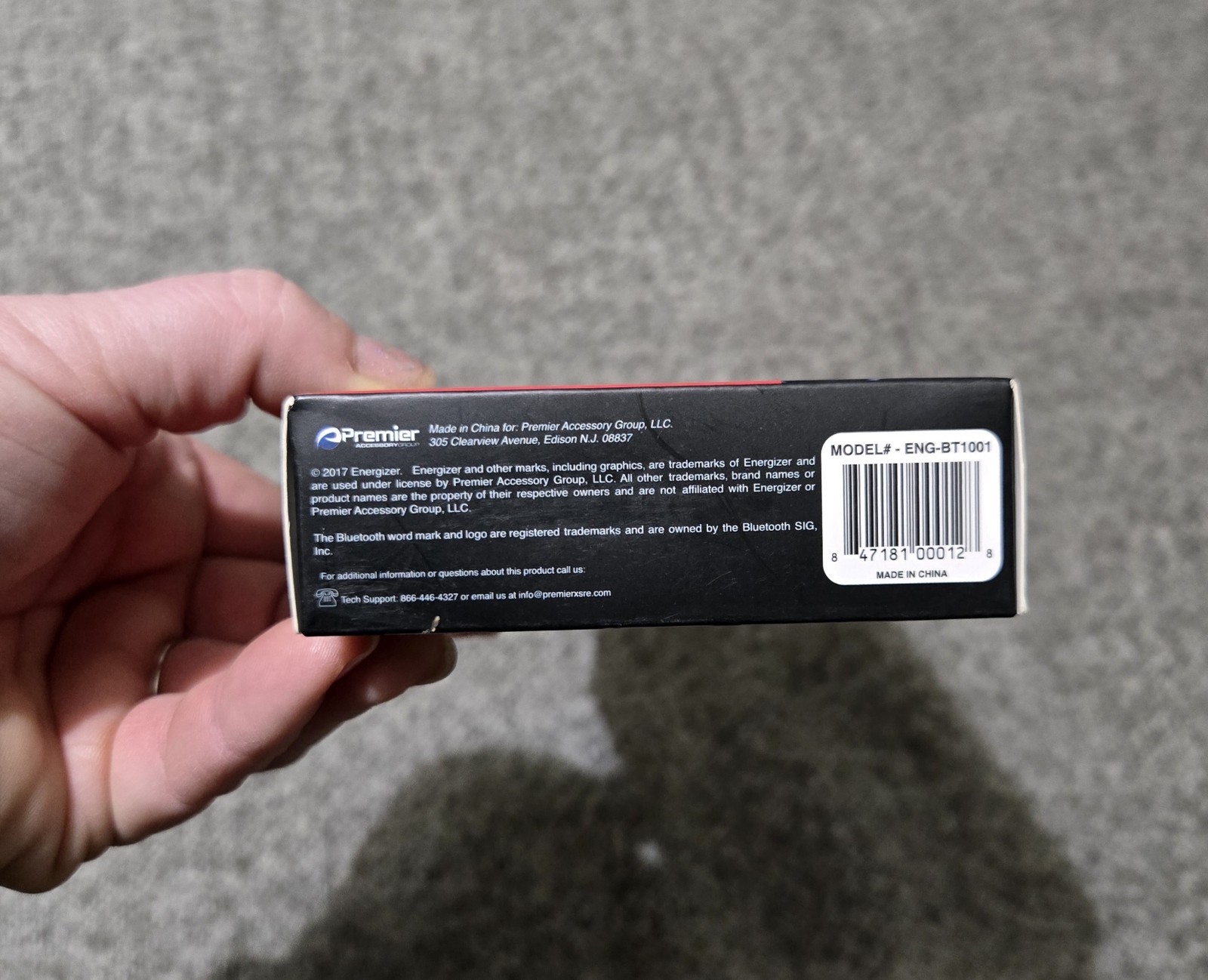 New In Box Energizer Universal,Wireless,Bluetooth Headset ENGBT1001