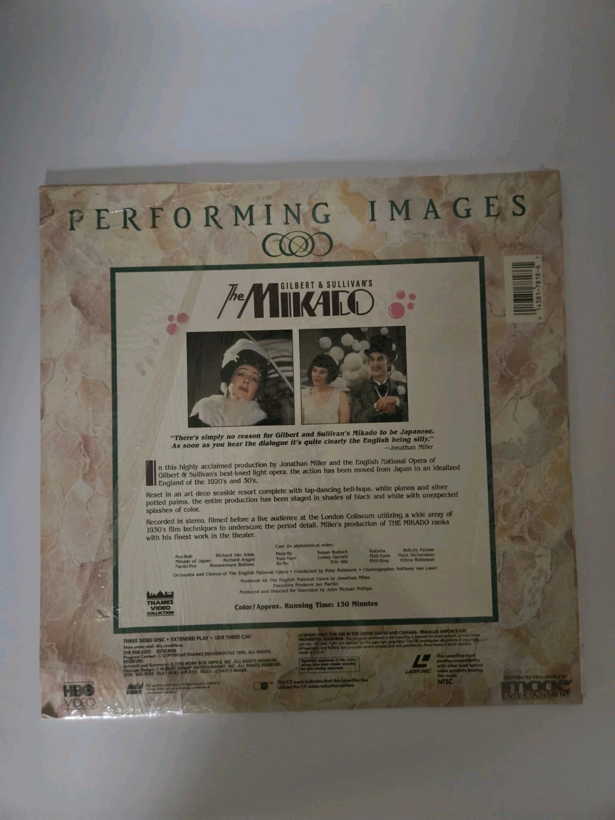 The Mikado Extended Play Laserdisc