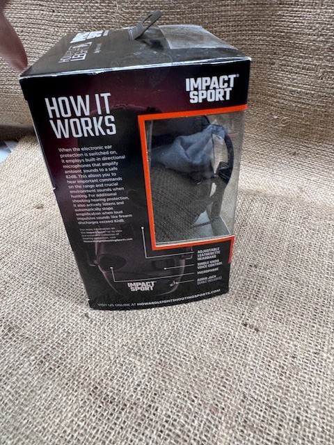 Howard Leight Impact Sport Shooting Earmuff-BLACK *New