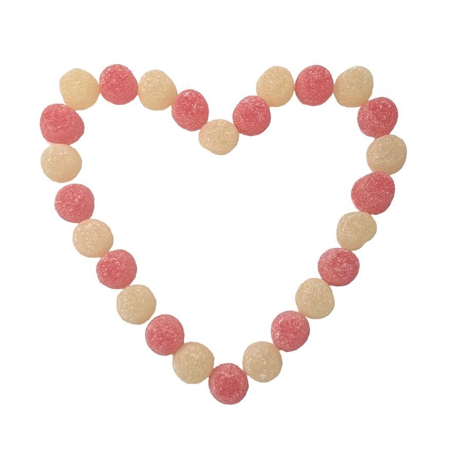 YANKEETRADERS® Valentine's Red and White Spice Drops 4 lbs ~ FREE SHIPPING