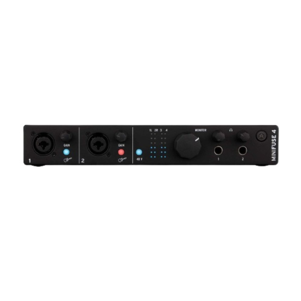 Arturia MiniFuse 4 USB Type-C 4x4 Audio Interface (Black) PRO