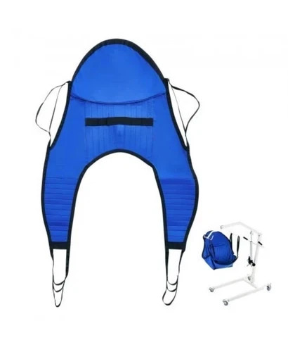 LARGE SIZE -VEVOR Patient Lift Sling with Head Support U Shape Divided Leg Sling