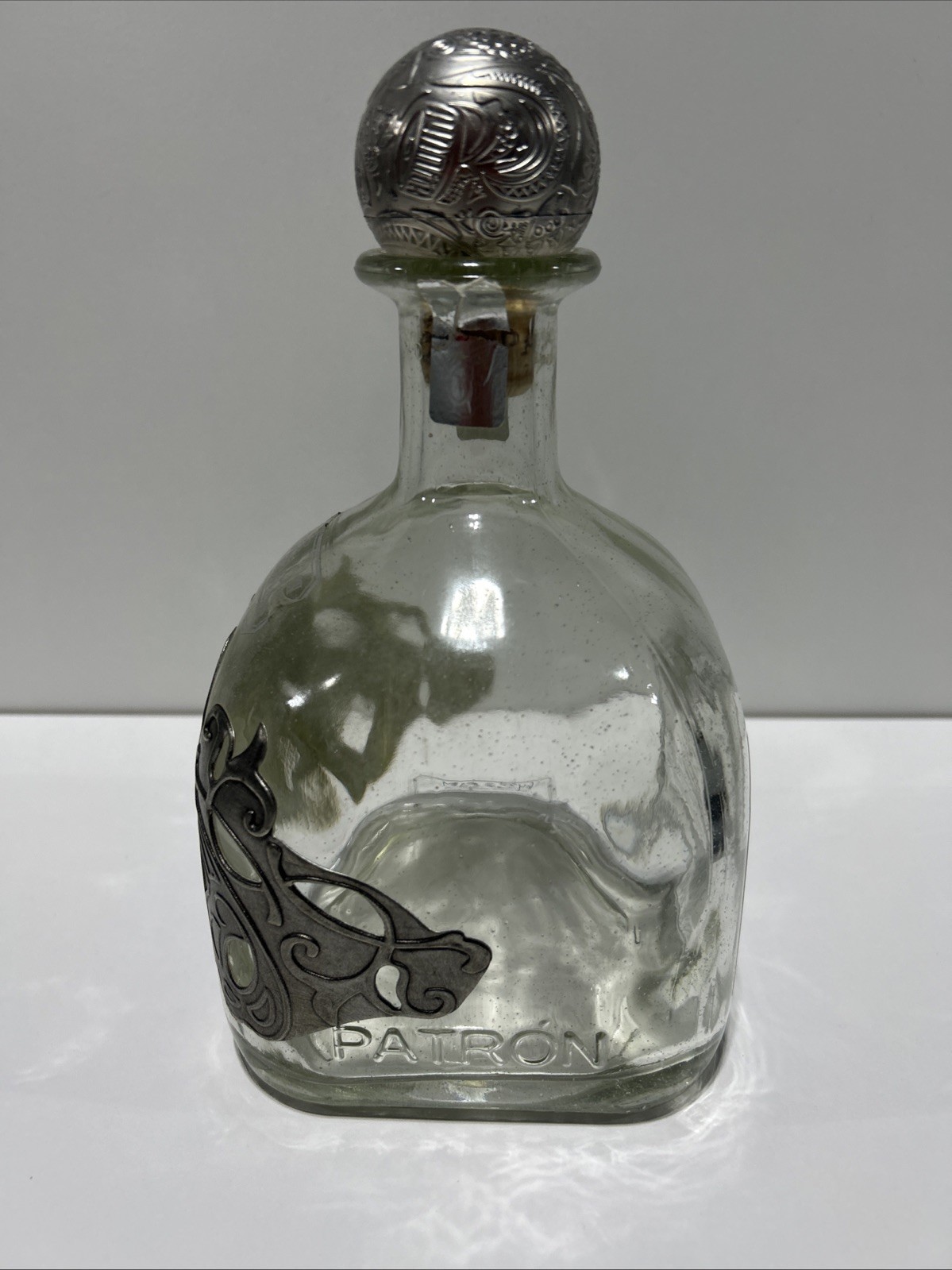 Patron Silver 1492 Tequila Limited Edition 2015 Liter bottle + cork EMPTY!