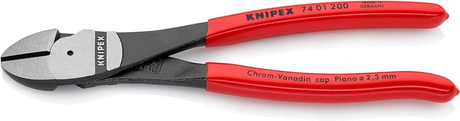 Knipex KNI7401200 High Leverage Diagonal Cutter Pliers, 200 mm Size