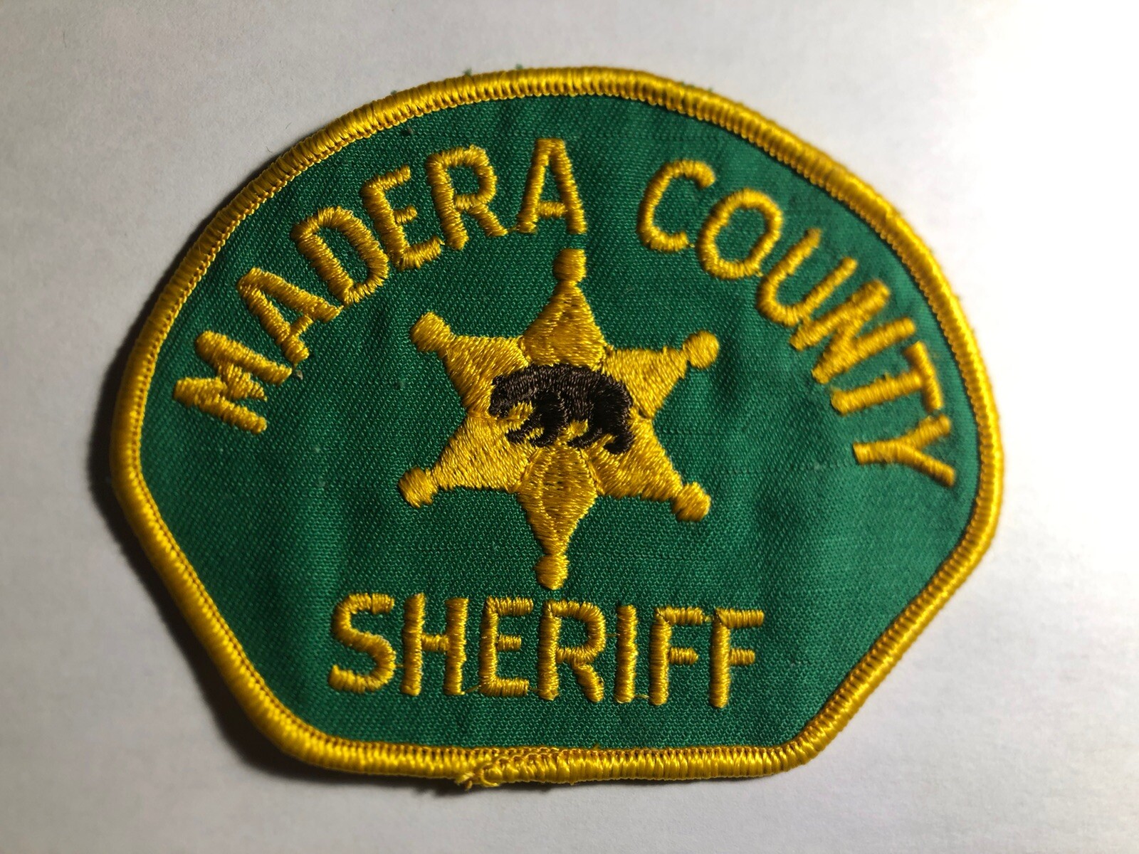 Madera County California Sheriff Patch ~ Vintage