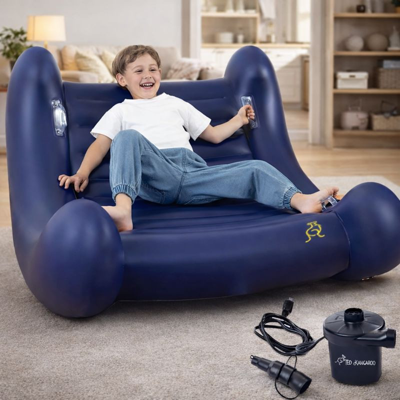 Ted Kangaroo CloudBounce Ultra Sensory Rocker Inflatable Chair Kids New