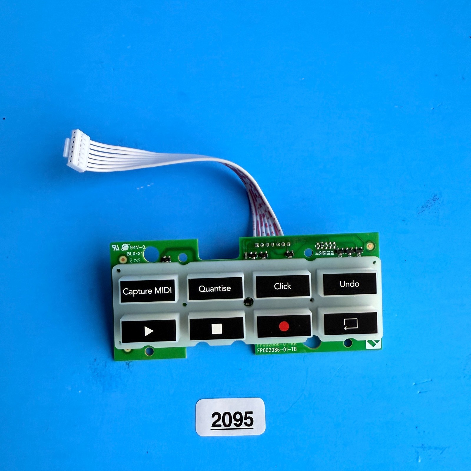 NOVATION MIDI LunchKey 25 MK3 Part: Transport Conductive Pad & PCB Circuit Board