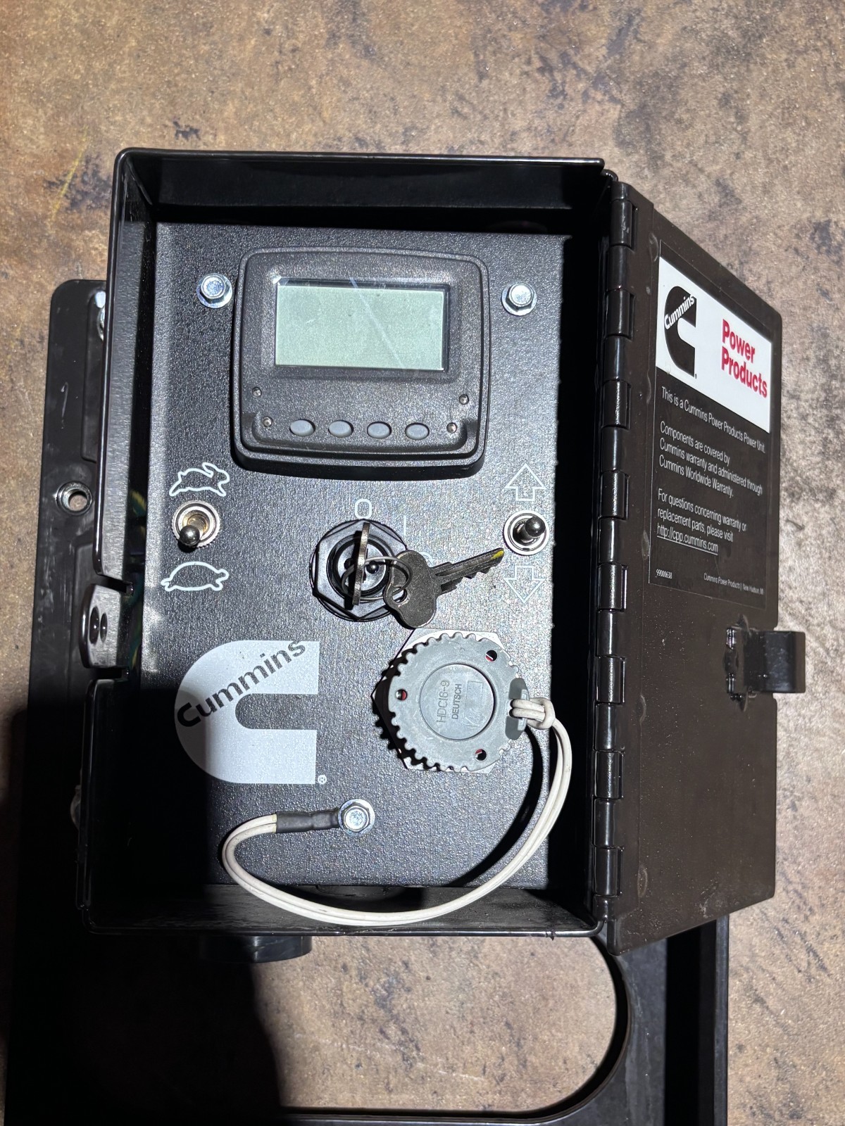 Cummins Control Panel and Hour Meter 70038972