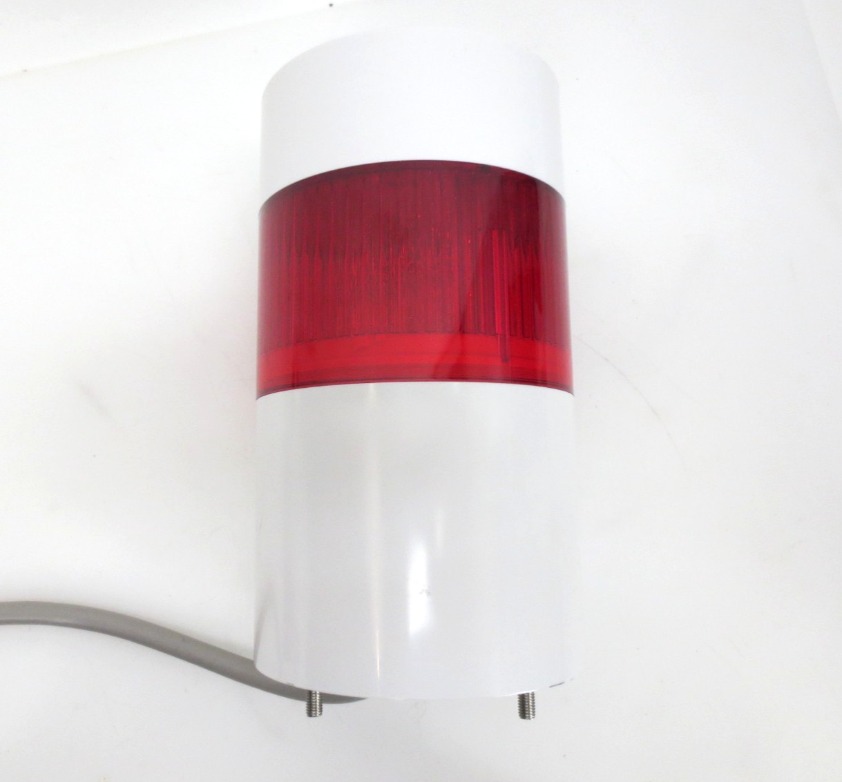 PATLITE LR10-102WJBW-R 1-tier Red LED 100mm Washdown Safe Signal Tower w/ Buzzer